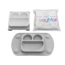 EasyTots -  EasyMat Mini Portable Suction Plate - Grey